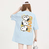 大人可愛い プリント ファッショ 半袖 Tシャツ U-13454