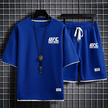 男女兼用 大人気アイテム Tシャツ & ショーツ セットアップ U-13244