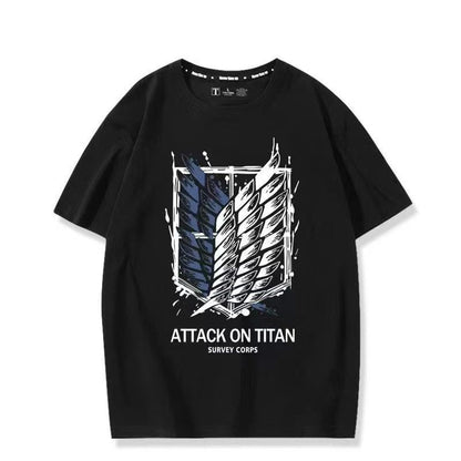 男女兼用 ファッション シンプル 半袖 Tシャツ U-13337