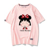 男女兼用 かわいい プリント 半袖 Tシャツ F-13602