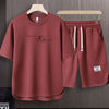 男女兼用 大人気アイテム シンプル Tシャツ & ショーツ セットアップ U-80008