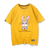 男女兼用 人気上昇中 プリント 半袖 Tシャツ F-13599