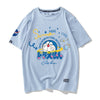 男女兼用 かわいい プリント 半袖 Tシャツ F-13598