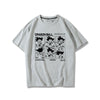 男女兼用 プリント カジュアル 半袖 Tシャツ F-13615