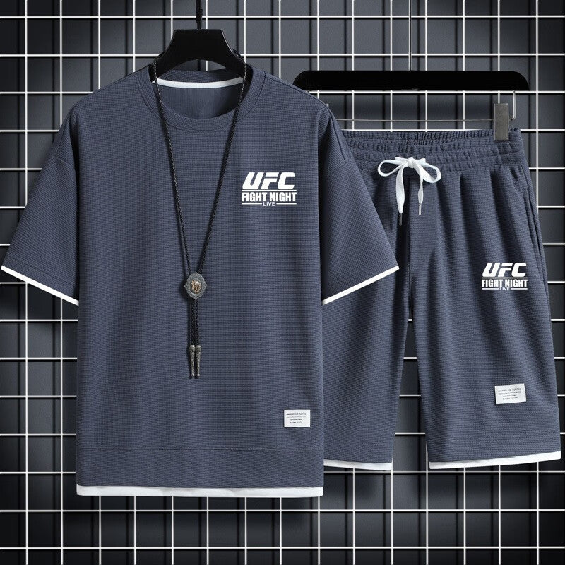 男女兼用 大人気アイテム Tシャツ & ショーツ セットアップ U-13244