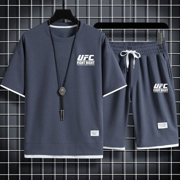 男女兼用 大人気アイテム Tシャツ & ショーツ セットアップ U-13244