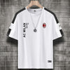男女兼用 人気 シンプル プリント 半袖 Tシャツ U-13176
