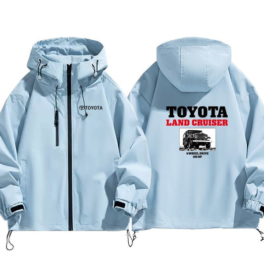 【薄手/中綿入り】防風 撥水加工 男女兼用 プリント マウンテンパーカー U-13578