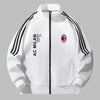 男女兼用 スタンドカラー スポーツ ジャージ ジャケット U-13546