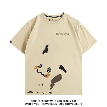 定番シンプル 着心地良い 目立つ  キュート ファッション 半袖 Tシャツ U-13101