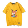 男女兼用 人気上昇中 プリント 半袖 Tシャツ F-13599