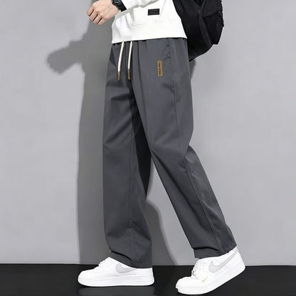 体型カバー カジュアル 高品質 ウエストゴム パンツ U-80033
