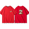 トレンドアイテム 男女兼用 カジュアル 半袖 Tシャツ F-13605