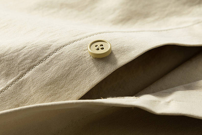 シンプル 定番 無地 カジュアル シャツ U-13124