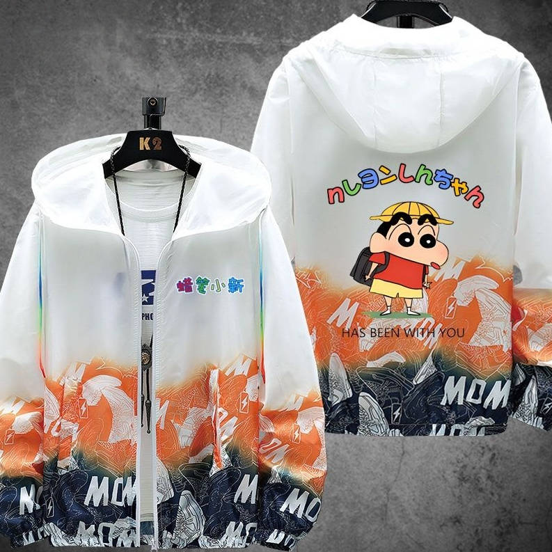 『接触冷感・吸汗速乾』大人気 プリント UVカットパーカー U-13146