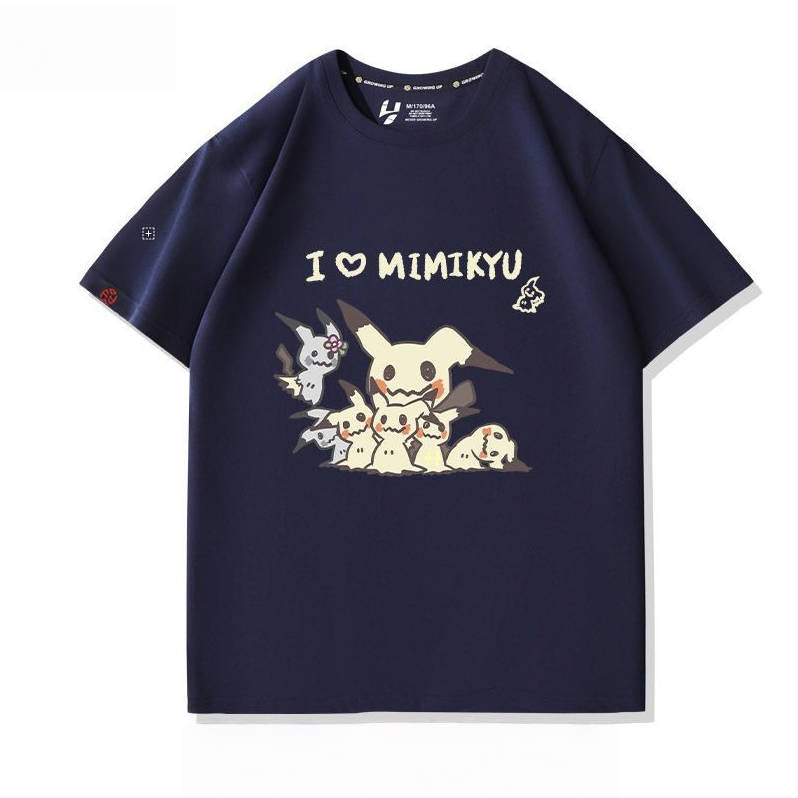 人気キャラ プリント 半袖 Tシャツ U-13143