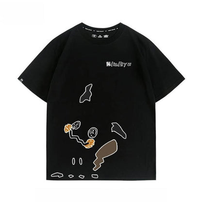 キュート プリント 半袖 Tシャツ U-13137