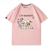人気キャラ プリント 半袖 男女兼用 Tシャツ U-13116