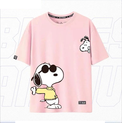 人気キャラ プリント 半袖 男女兼用 Tシャツ U-13173
