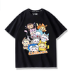 男女兼用 プリント 半袖 Tシャツ U-13195