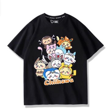 男女兼用 プリント 半袖 Tシャツ U-13195