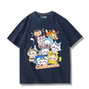 男女兼用 プリント 半袖 Tシャツ U-13195