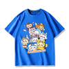 男女兼用 プリント 半袖 Tシャツ U-13195