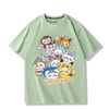 男女兼用 プリント 半袖 Tシャツ U-13195
