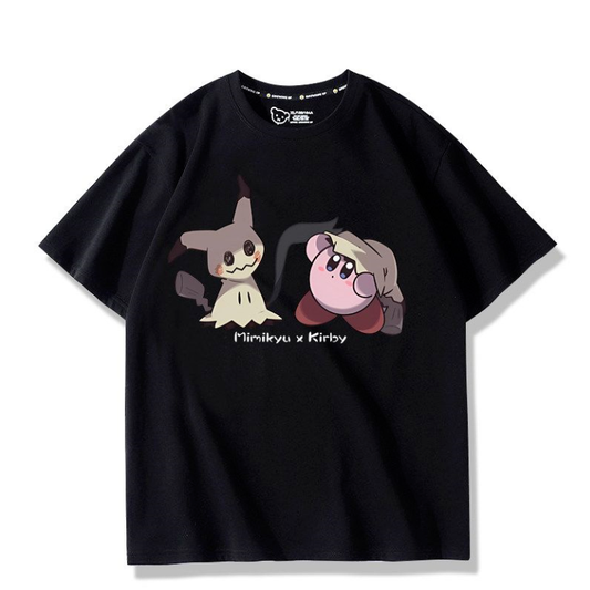 男女兼用 プリント 半袖 Tシャツ U-13196