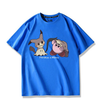 男女兼用 プリント 半袖 Tシャツ U-13196