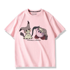 男女兼用 プリント 半袖 Tシャツ U-13196