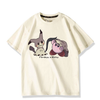 男女兼用 プリント 半袖 Tシャツ U-13196