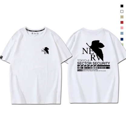 男女兼用 プリント 半袖 Tシャツ U-13197