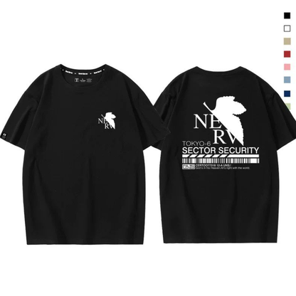 男女兼用 プリント 半袖 Tシャツ U-13197