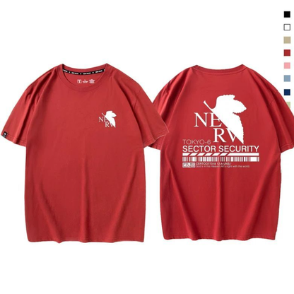 男女兼用 プリント 半袖 Tシャツ U-13197