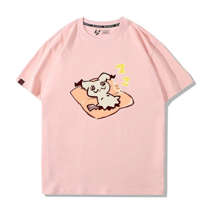 男女兼用 プリント 半袖 Tシャツ U-13199