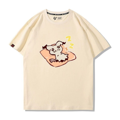 男女兼用 プリント 半袖 Tシャツ U-13199
