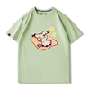男女兼用 プリント 半袖 Tシャツ U-13199