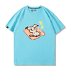 男女兼用 プリント 半袖 Tシャツ U-13199