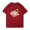 男女兼用 プリント 半袖 Tシャツ U-13199