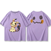 男女兼用 シンプル プリント 半袖 Tシャツ U-13202