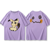 男女兼用 人気 シンプル プリント 半袖 Tシャツ U-13203