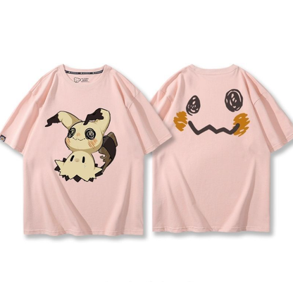 男女兼用 人気 シンプル プリント 半袖 Tシャツ U-13203