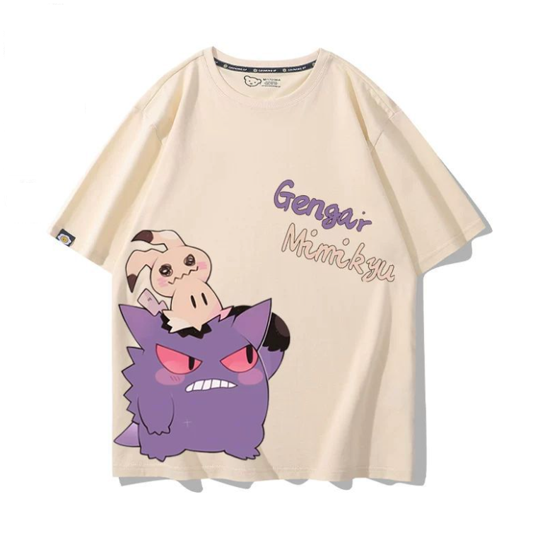 男女兼用 シンプル プリント 半袖 Tシャツ U-13205
