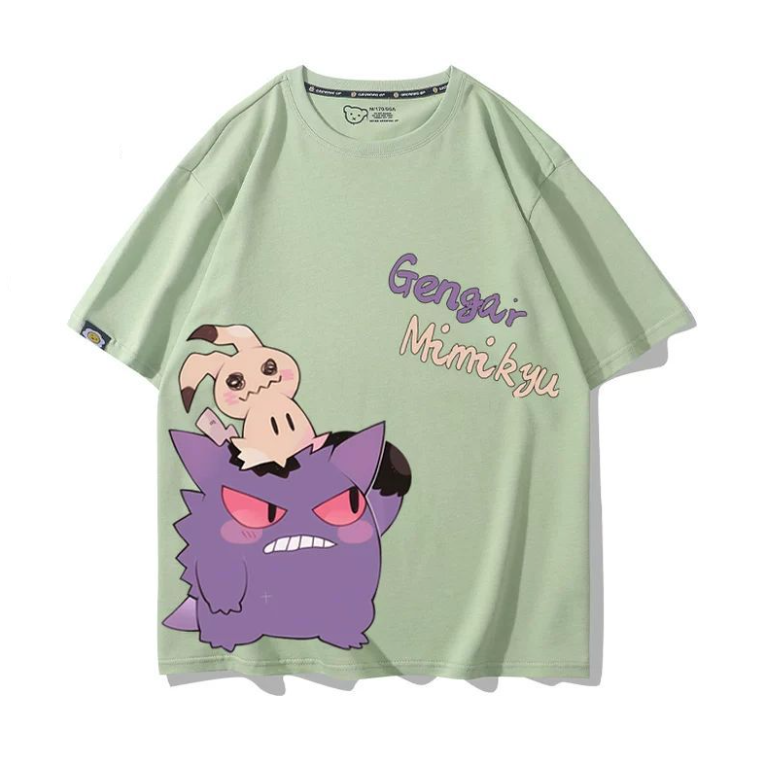男女兼用 シンプル プリント 半袖 Tシャツ U-13205