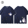 男女兼用 快適 プリント 半袖 Tシャツ U-13193