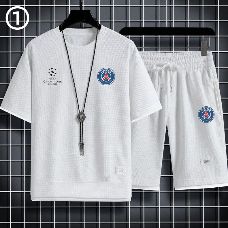 男女兼用 大人気アイテム Tシャツ & ショーツ セットアップ U-13241