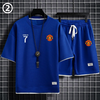男女兼用 品質のいい Tシャツ & ショーツ セットアップ U-13243