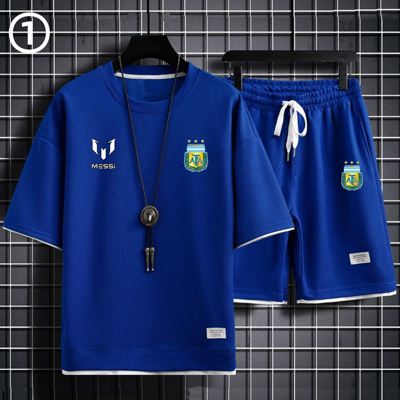 男女兼用 上質 Tシャツ & ショーツ セットアップ U-13245
