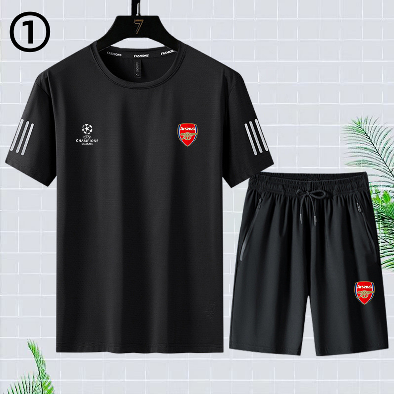 男女兼用 大人気 Tシャツ & ショーツ セットアップ U-13249